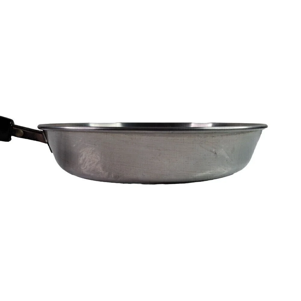 Revere Ware 10 inch Skillet Pan Stainless Steel Disk Bottom Tri-Ply - Picture 3 of 5